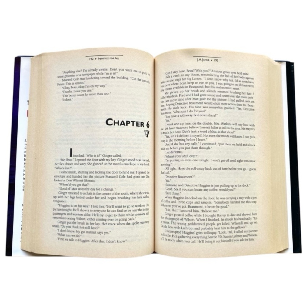 JA Jance Three Complete Novels in One Hardcover! - Picture 4 of 7